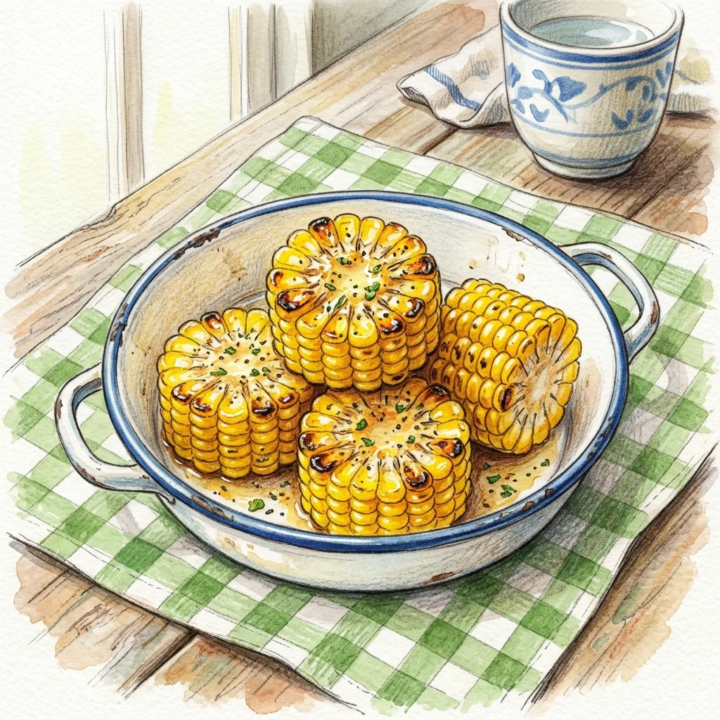 氣炸奶油玉米成品圖
