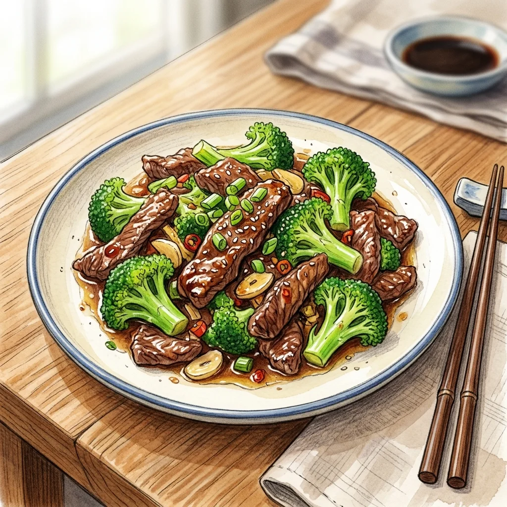 牛肉青花快炒成品圖