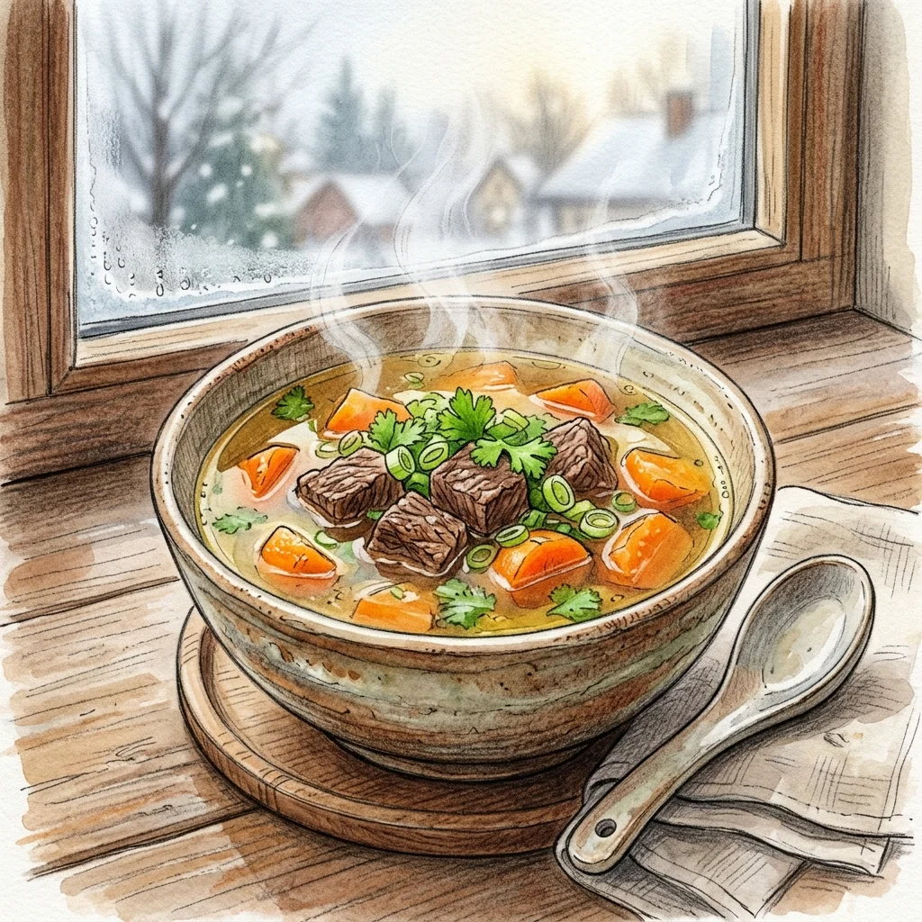 紅蘿蔔牛肉湯成品圖