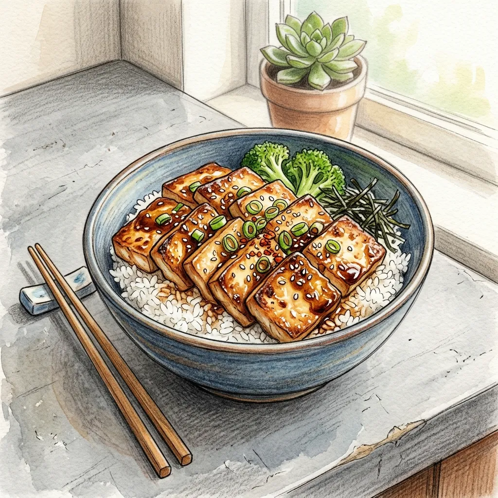 節約豆腐丼成品圖