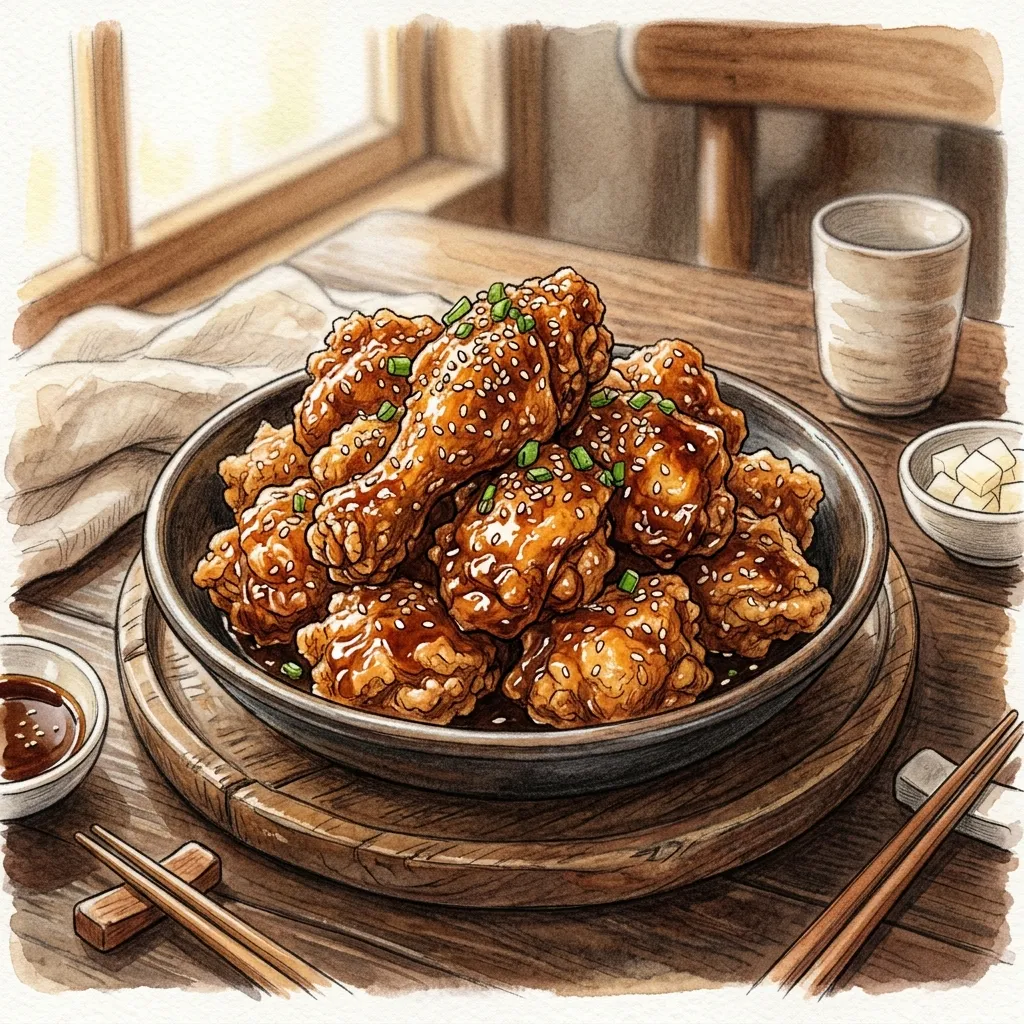 醬味韓式炸雞成品圖