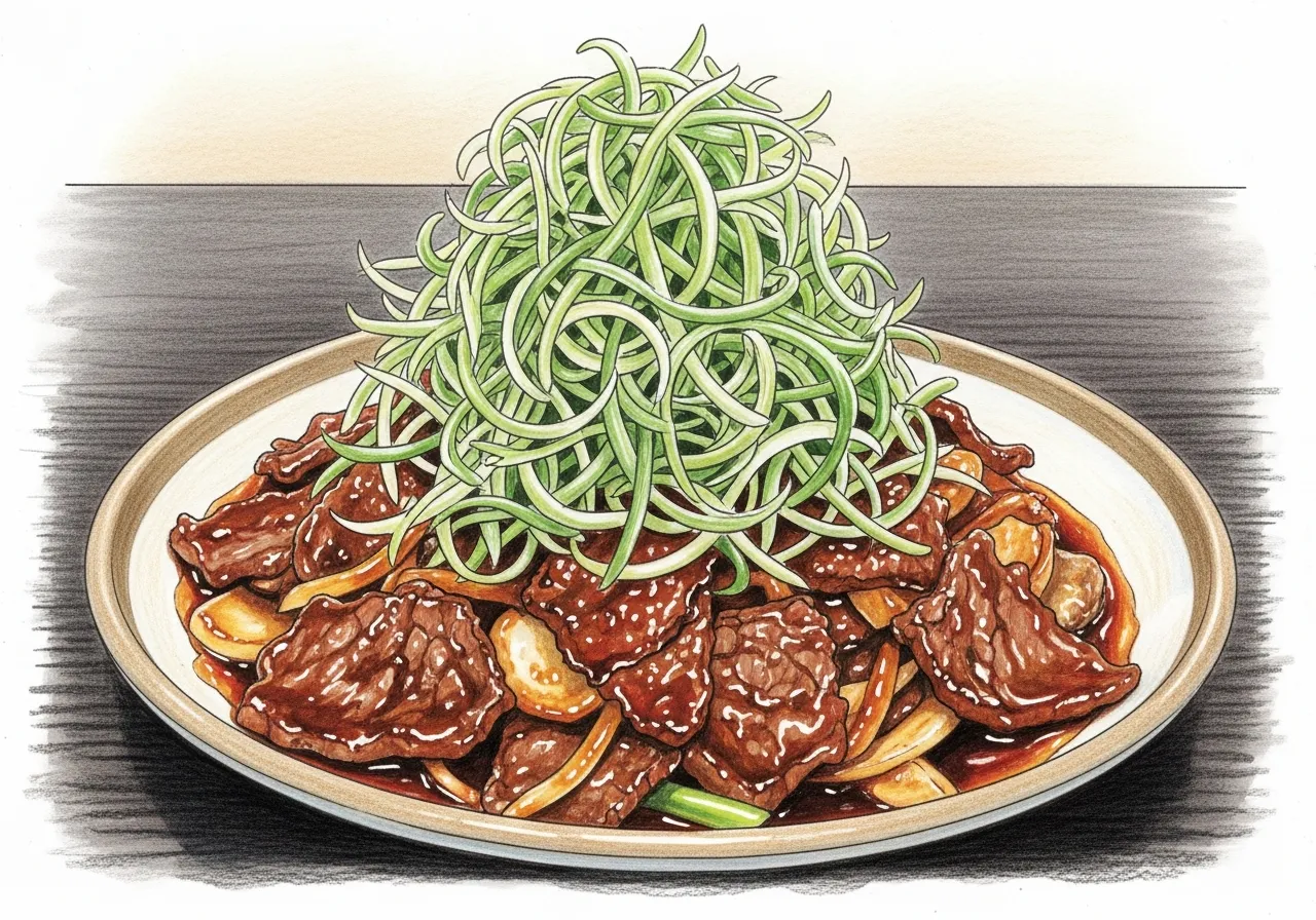 醬燒青蔥牛五花/豬梅花成品圖