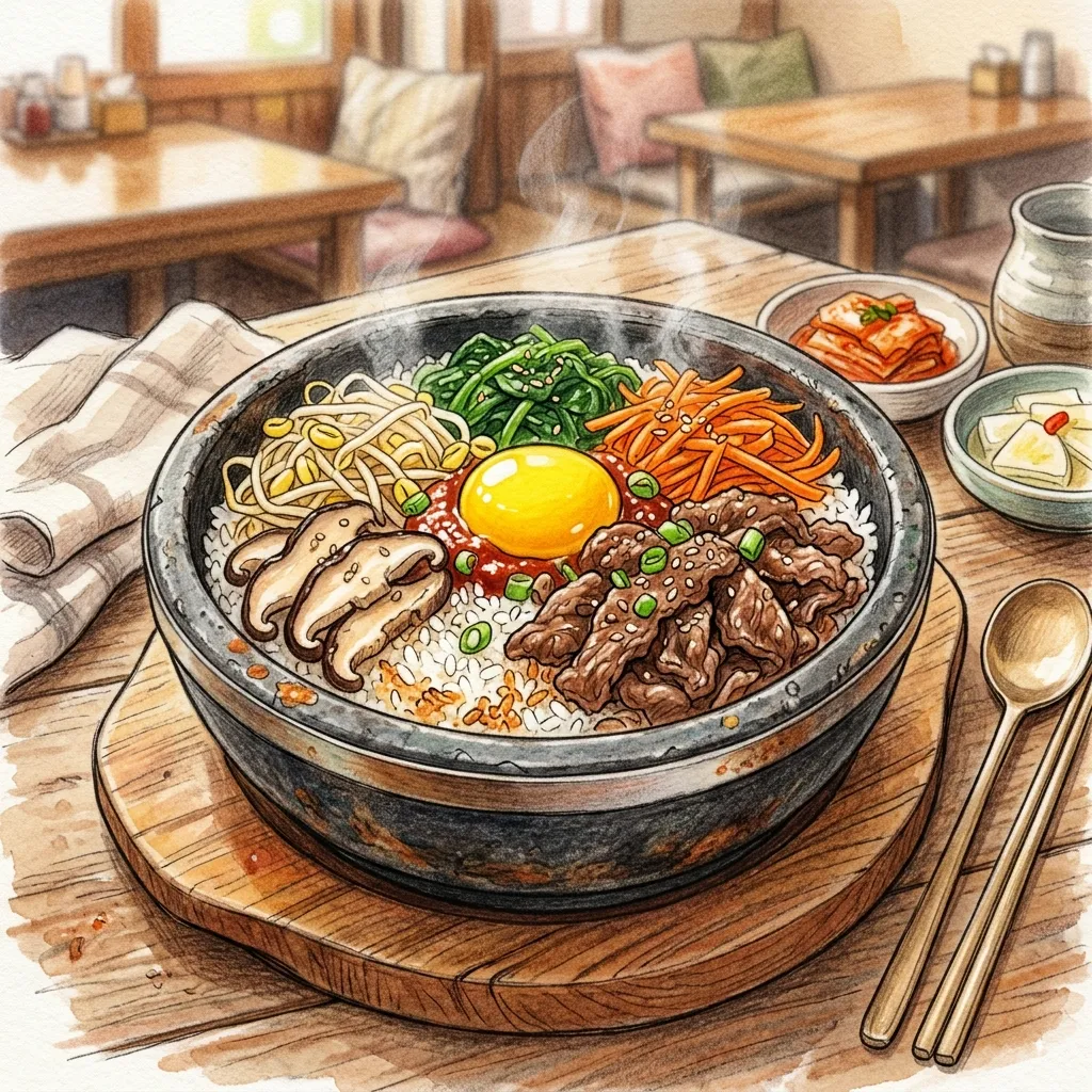 石燒拌飯成品圖