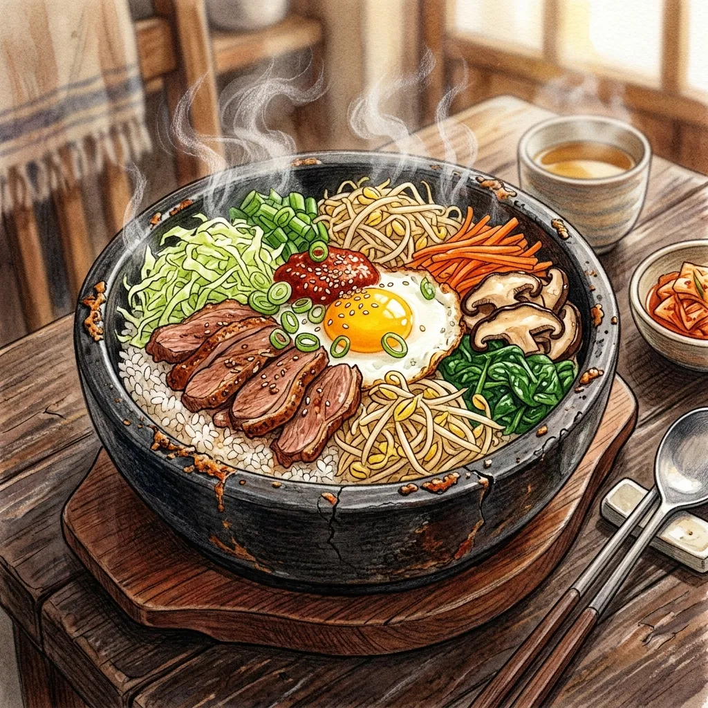 鴨賞石鍋飯成品圖