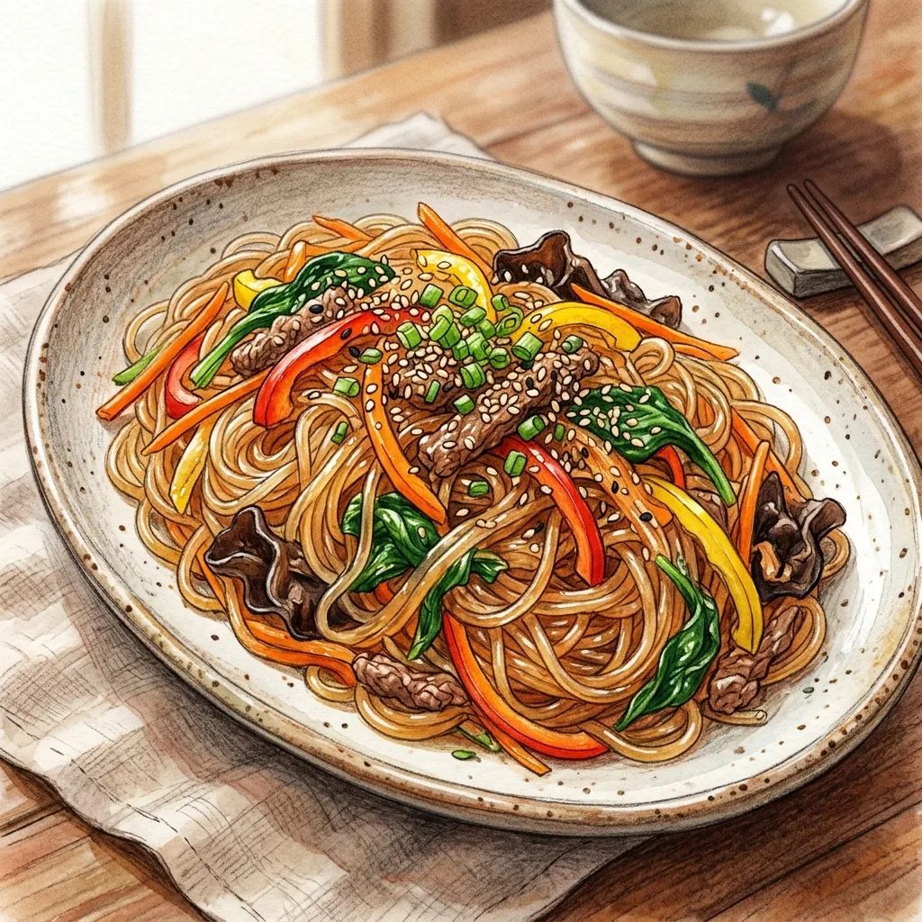 韓式炒冬粉成品圖