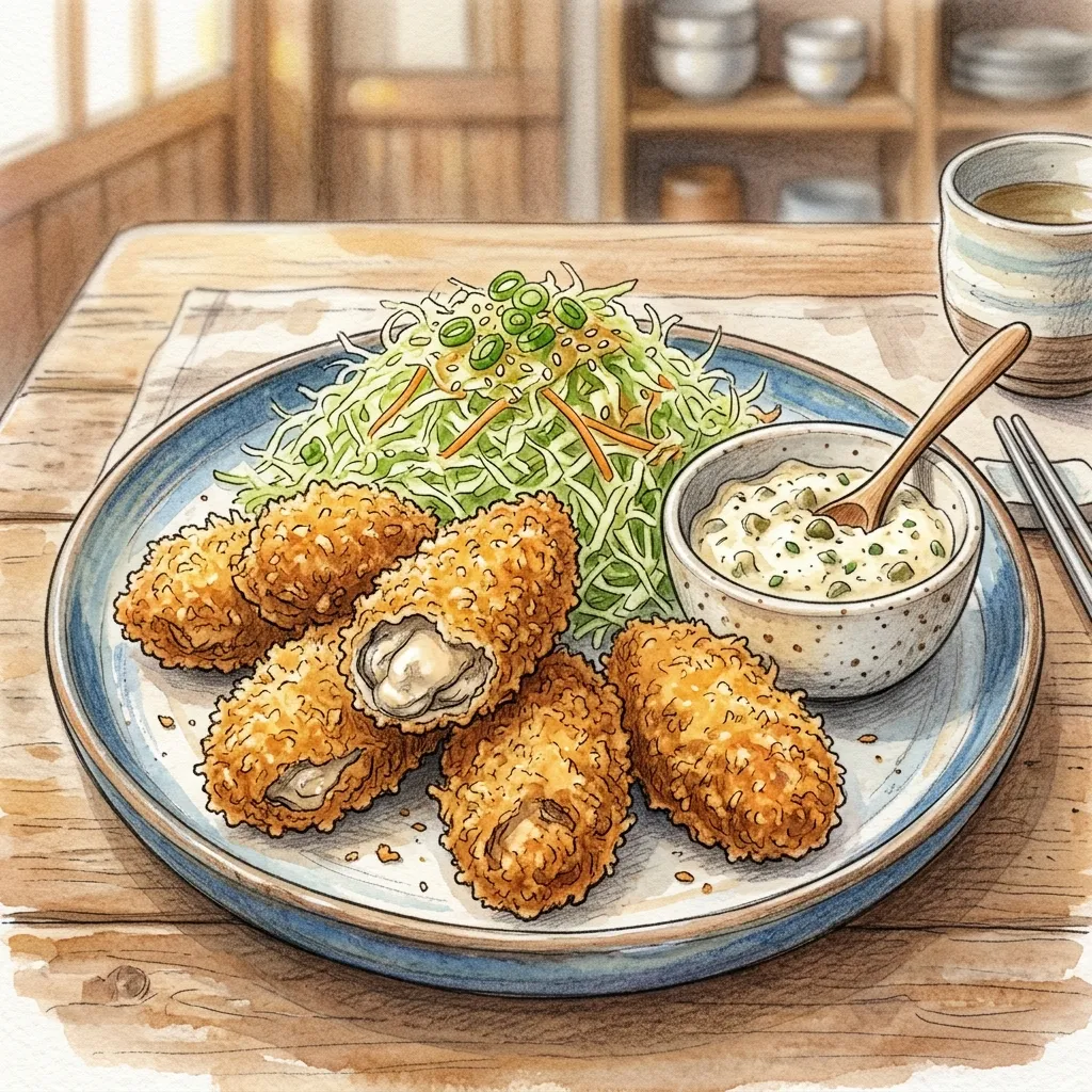 巨濟島炸牡蠣成品圖