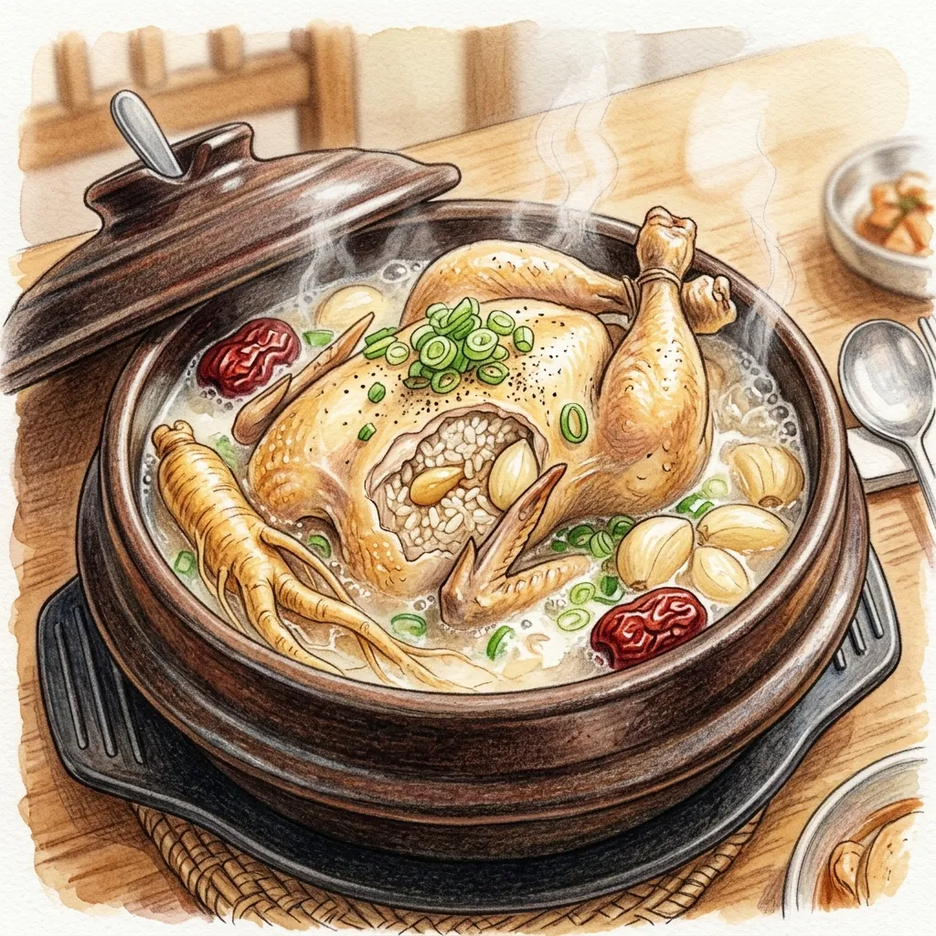 人蔘砂鍋雞成品圖
