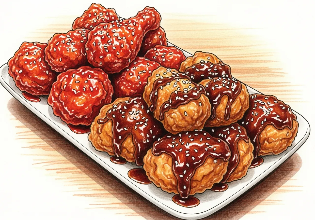 Combo雙享韓式炸雞成品圖