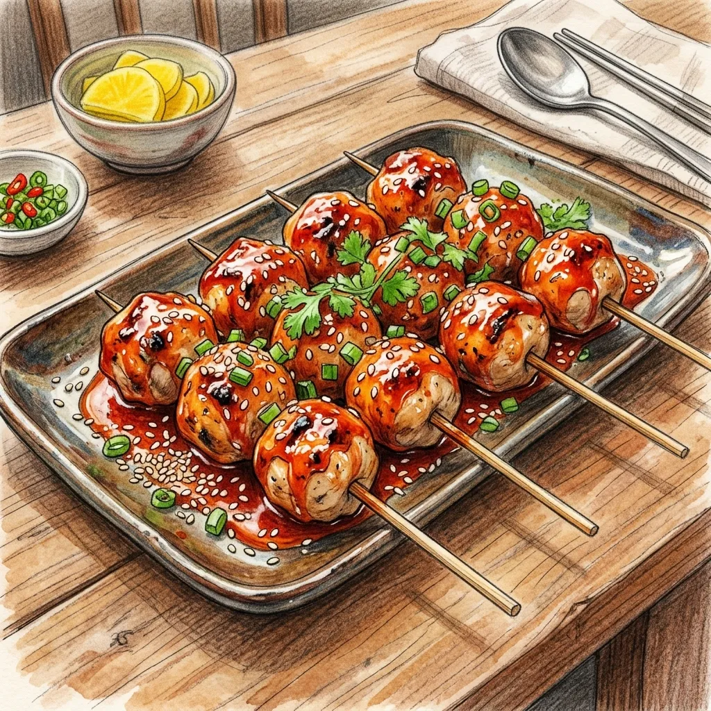 韓風辣味魚丸燒成品圖