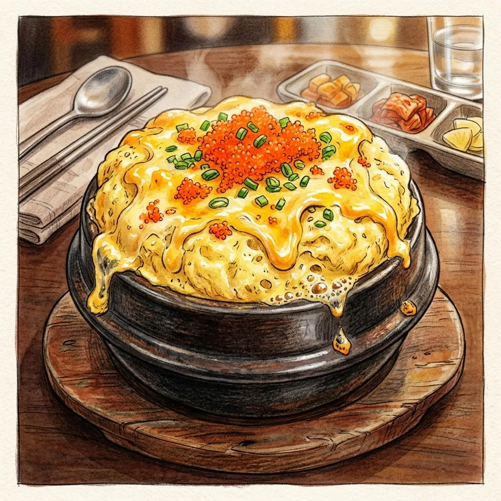 魚卵起司陶鍋蛋成品圖