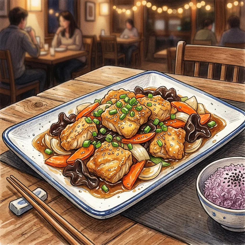 田園醬燒飛虎魚成品圖