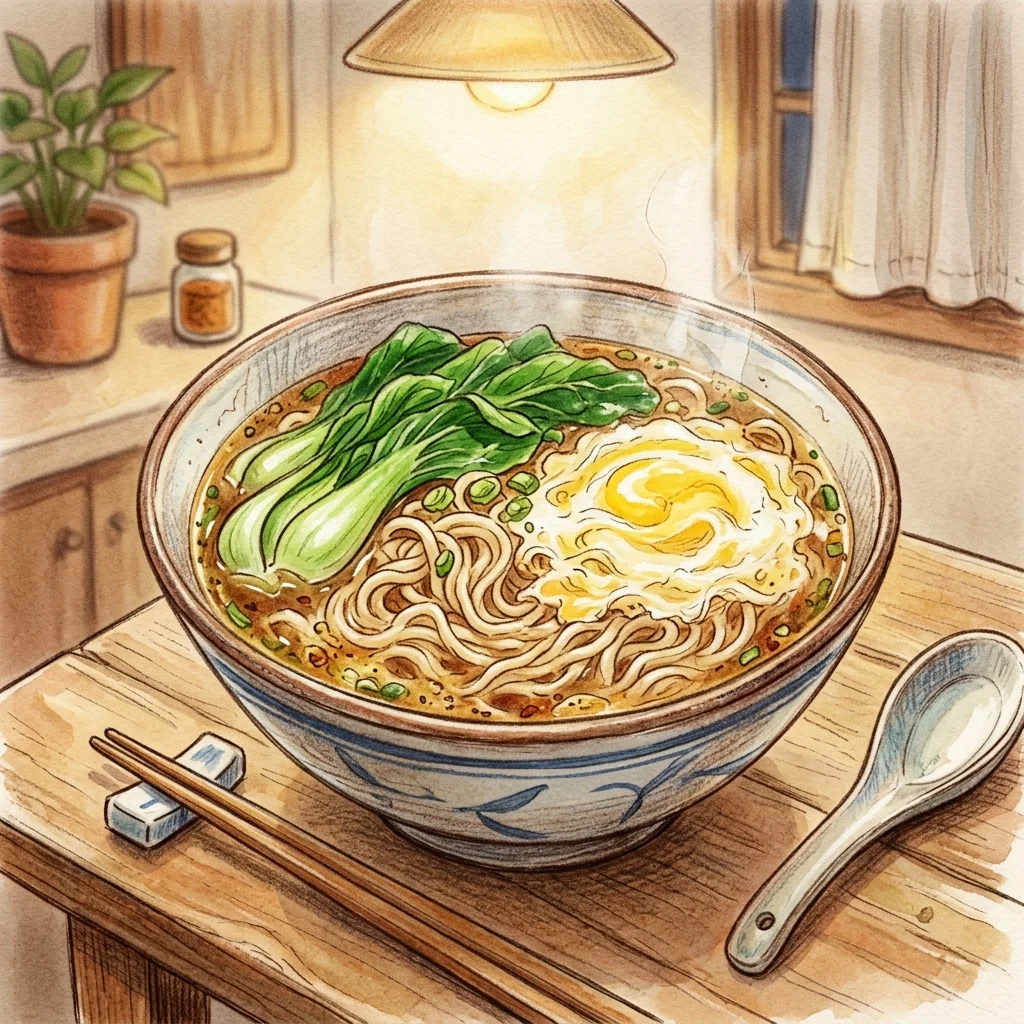 什錦蔬菜湯麵成品圖