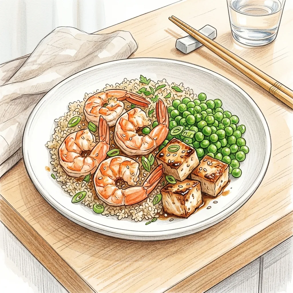 高タンパクエビ豆腐ボウル成品圖