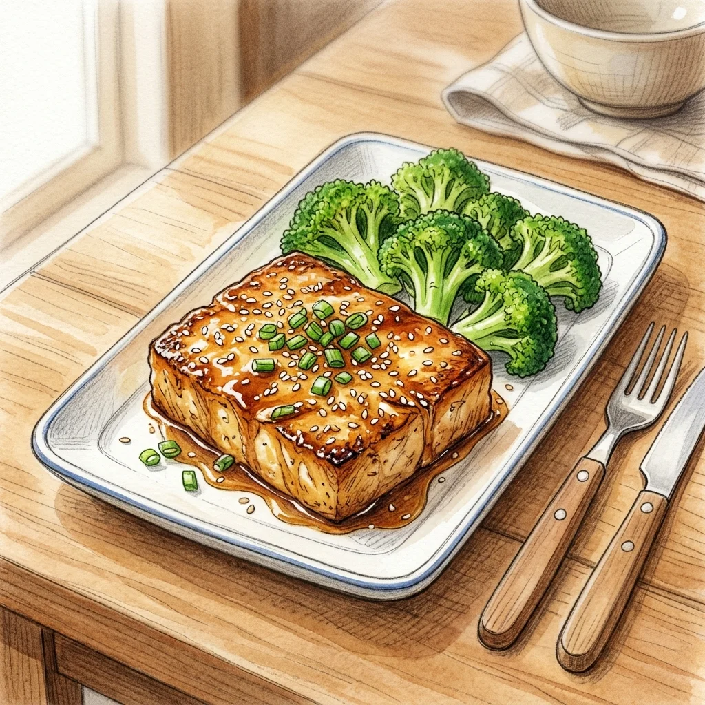 高タンパク豆腐ステーキプレート成品圖