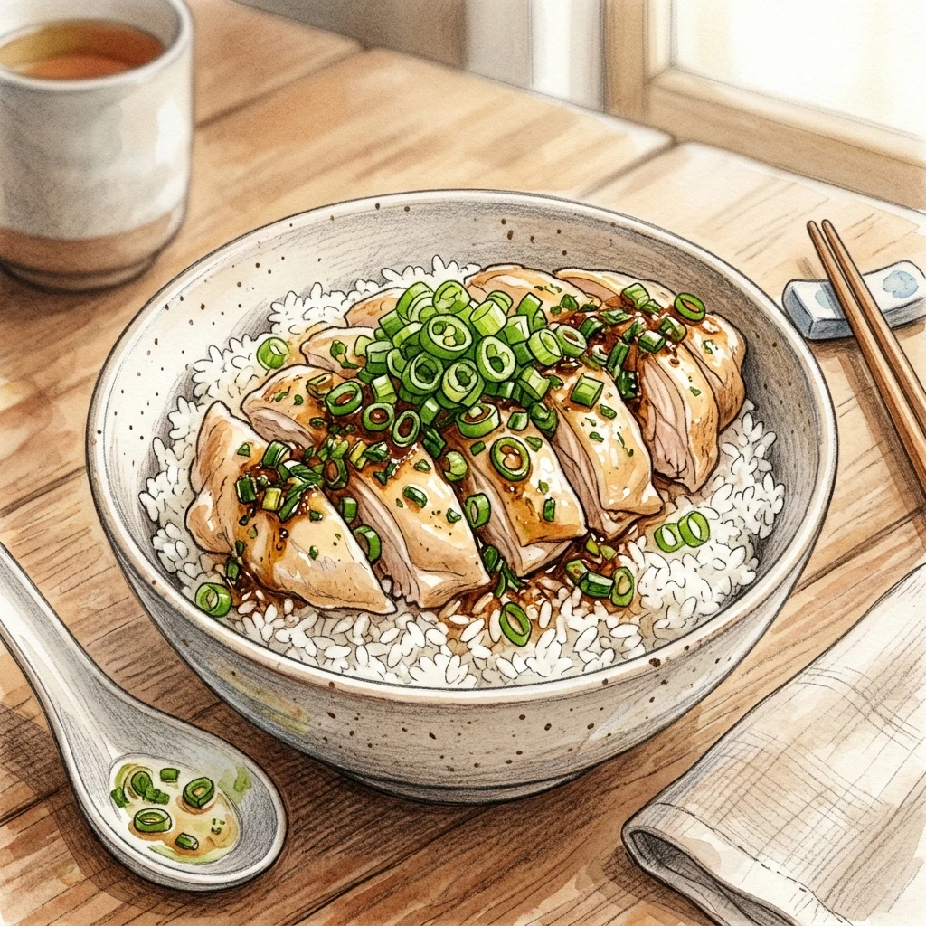ネギ香り鶏むね丼成品圖