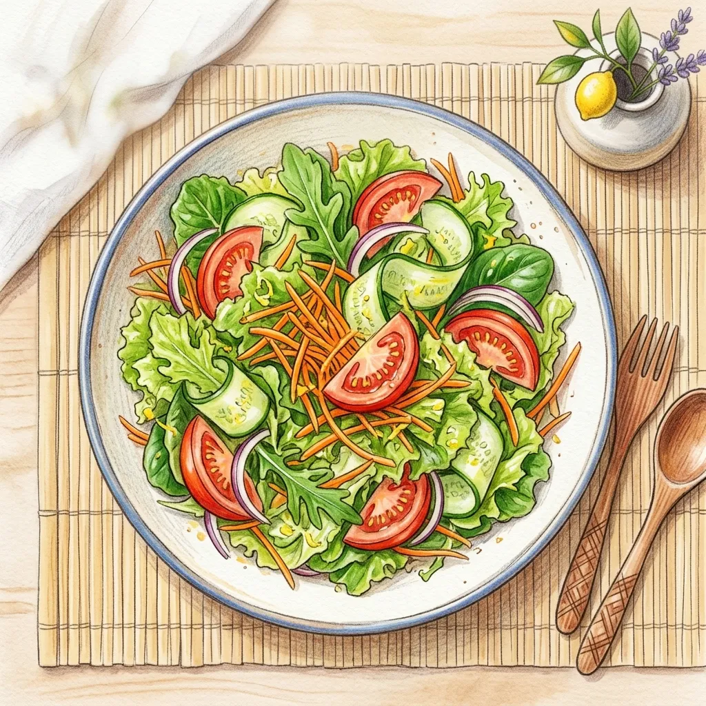 季節鮮蔬沙拉碗成品圖