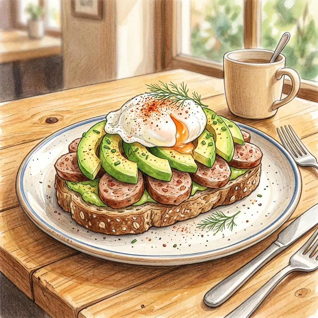 酪梨 Local 香腸／丹麥 Open成品圖
