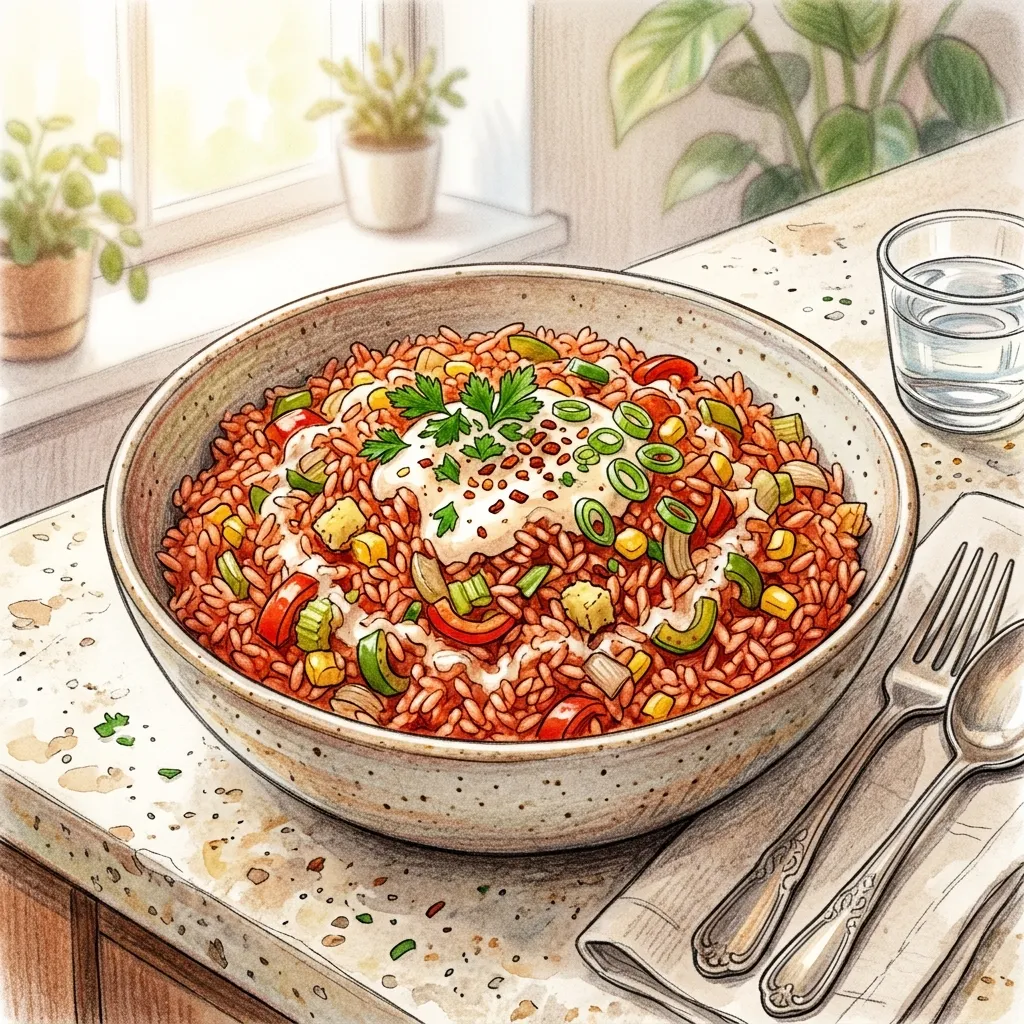 血腥瑪麗辣味飯成品圖