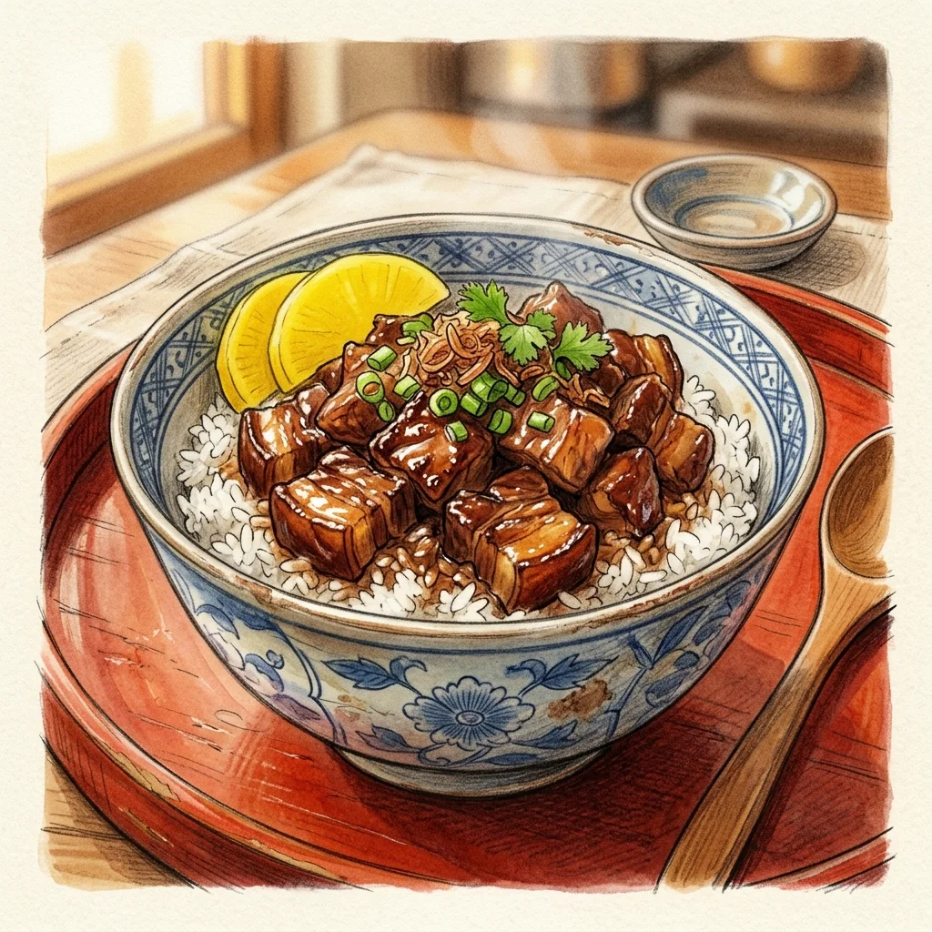 魯肉飯（一人分）成品圖