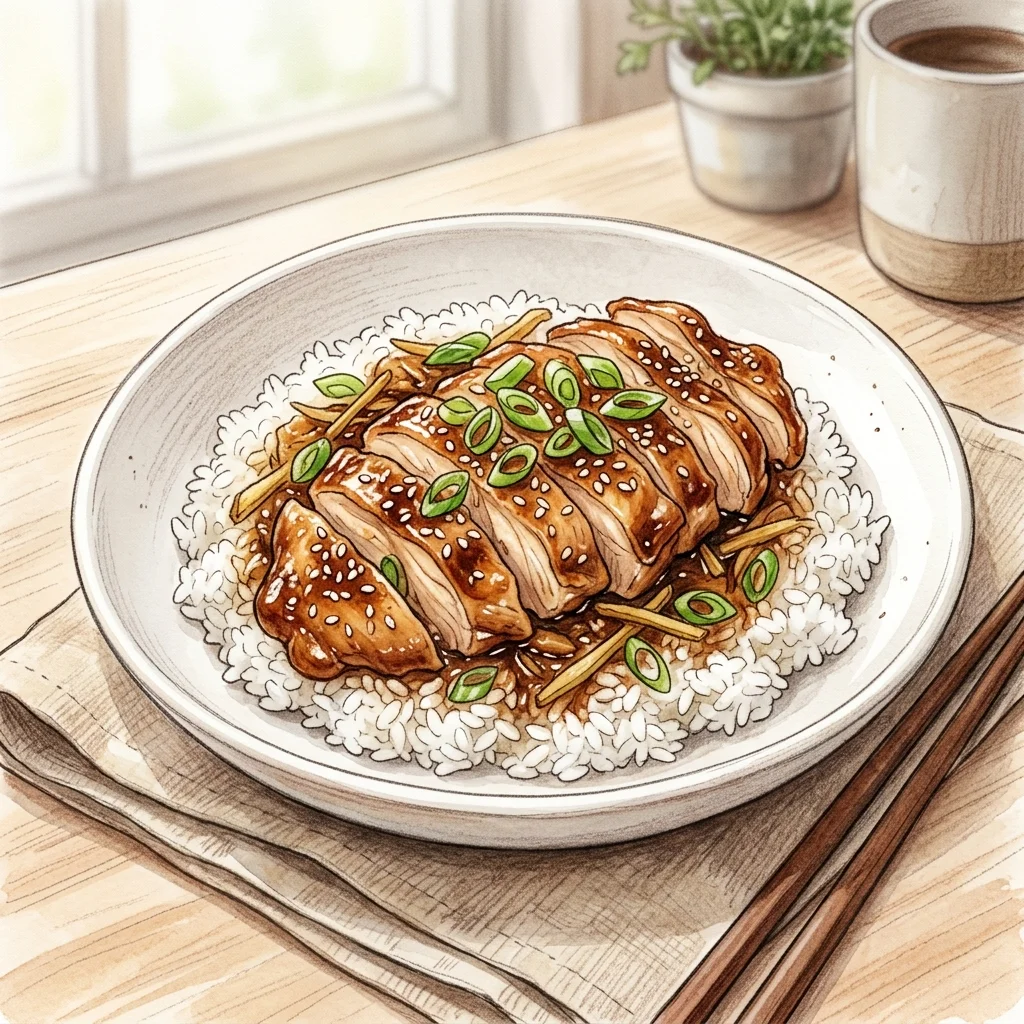ごま鶏丼成品圖