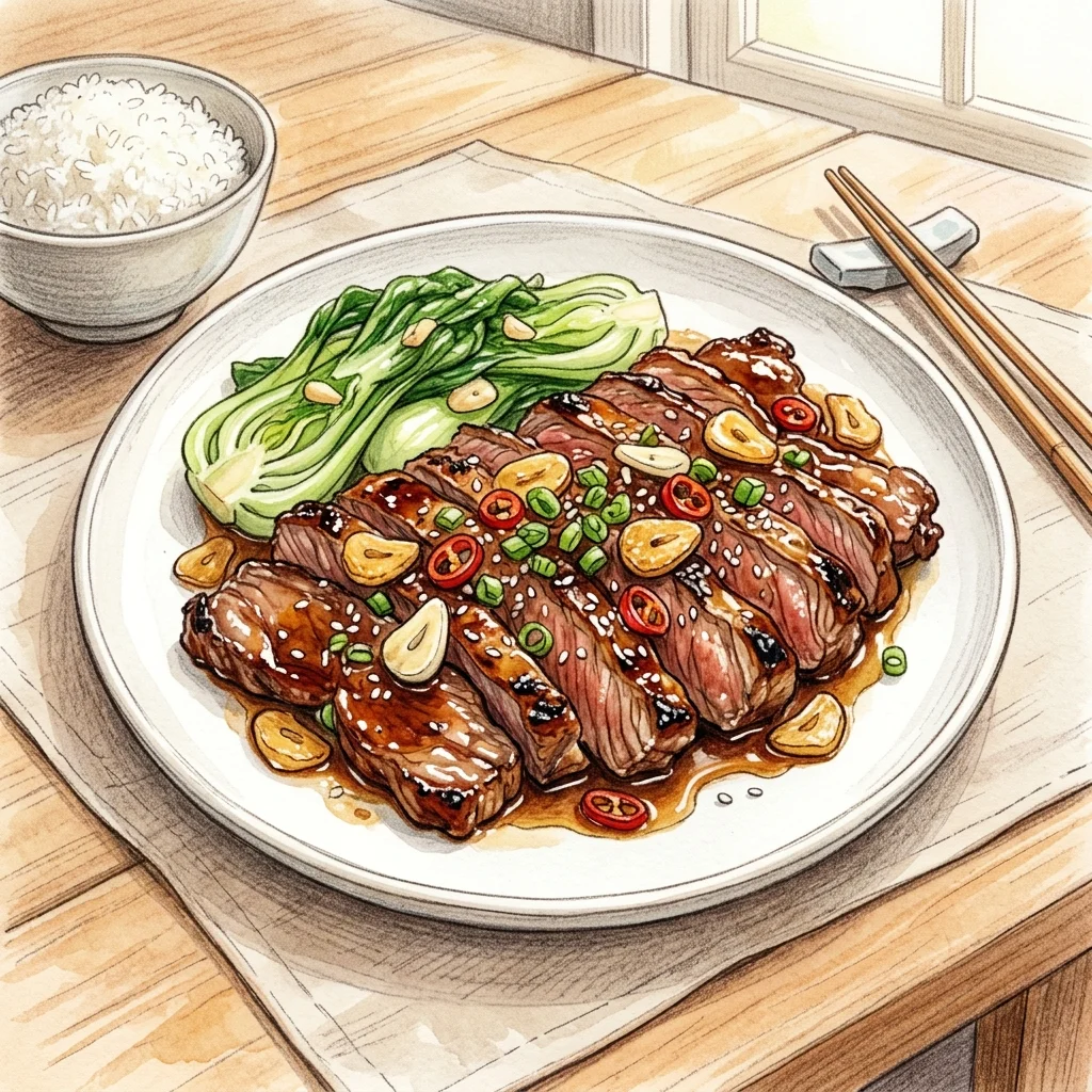 醬蒜牛肉片成品圖