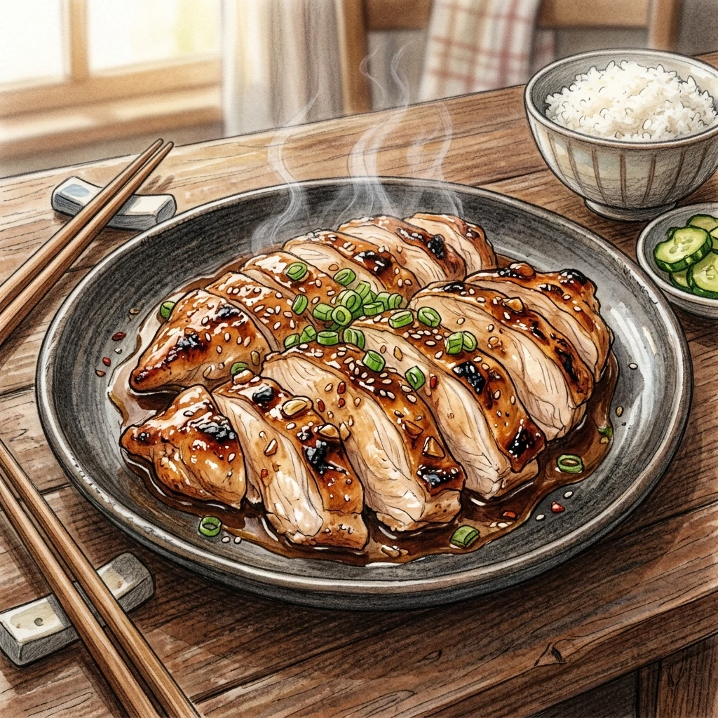 醤油にんにく鶏むねのソテー成品圖