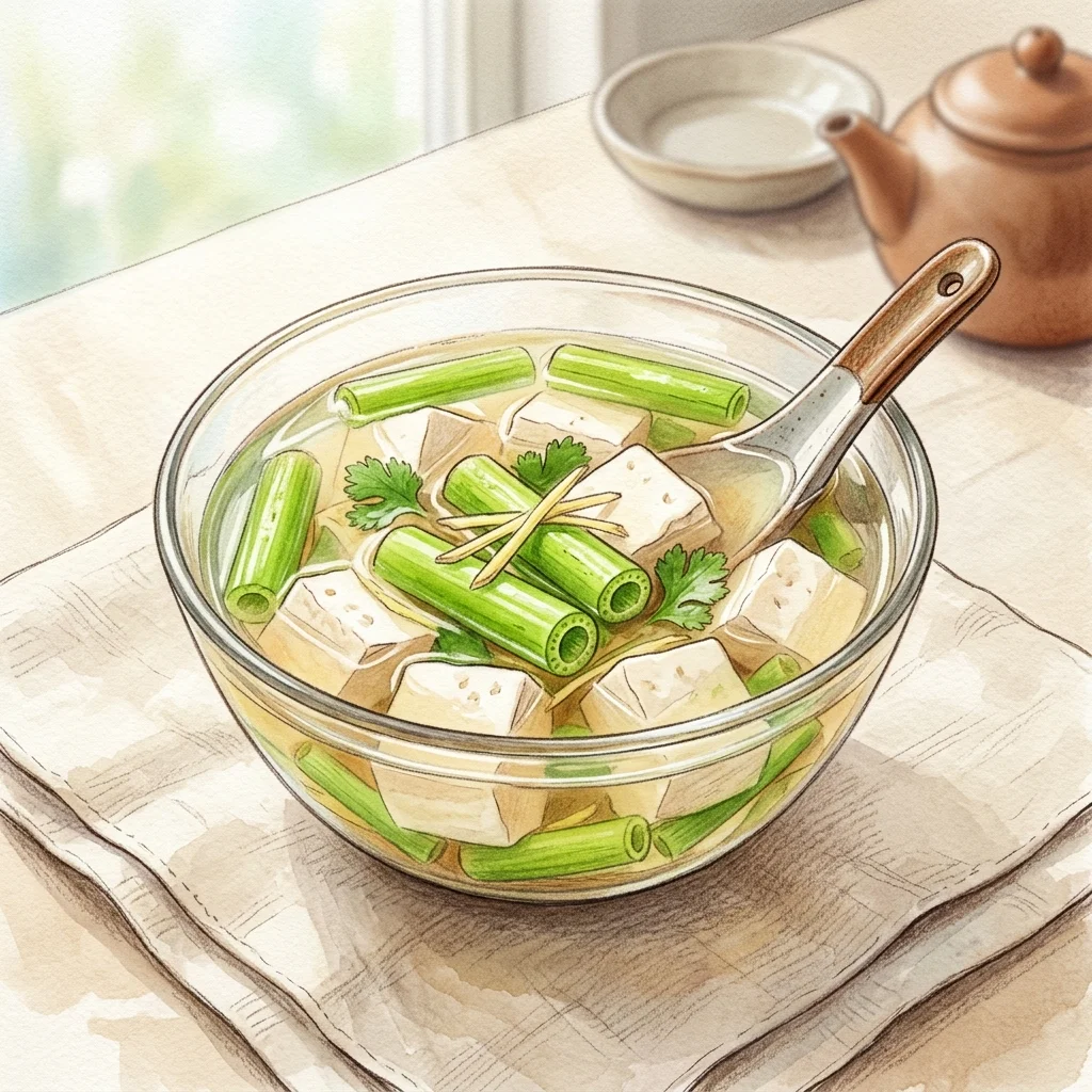 水蓮清湯成品圖